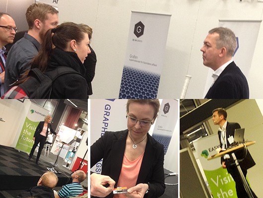 Mässan HighTech Engineering 2015 med Anders Bhoman, Helena Theander, Anna Lundgren, Fredrik Hörstedt.